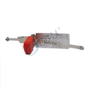 TOY38R 带灯二合一读齿开启工具 多效防反光三合一  夏利哈飞汽车锁