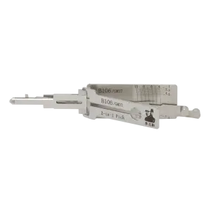 李志勤-B106/GM37凯迪拉克汽车锁读齿开启二合一工具-平铣 李氏二合一